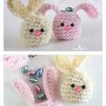Mini Bunny Baskets Free Crochet Pattern and Video Tutorial
