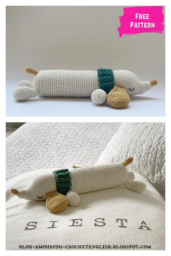 Pancho the Dog Amigurumi Free Crochet Pattern