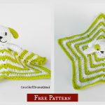 Puppy Lovey Security Blanket Free Crochet Pattern