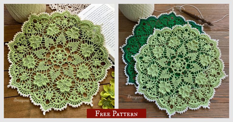 Shamrock Soiree Doily Free Crochet Pattern