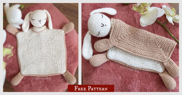 Sleepy Bunny Lovey Free Crochet Pattern