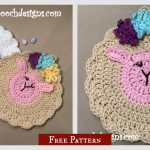 Spring Lamb Pot Holder Free Crochet Pattern and Video Tutorial