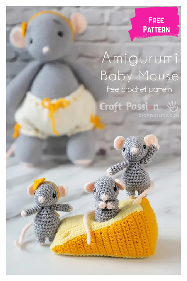 Amigurumi Mice Free Crochet Pattern