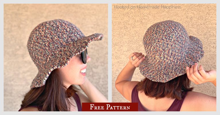 August Sun Hat Free Crochet Pattern