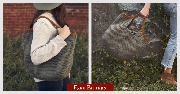 Huntington Carryall Bag Free Crochet Pattern