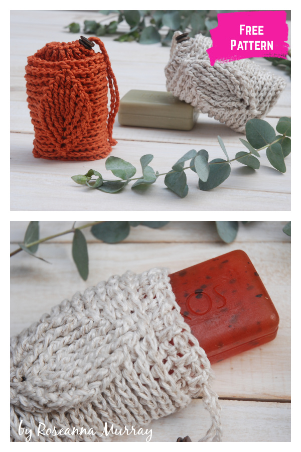 Leaf Soap Saver Free Crochet Pattern 