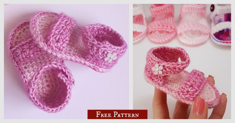 Spring Starlight Sandals Free Crochet Pattern