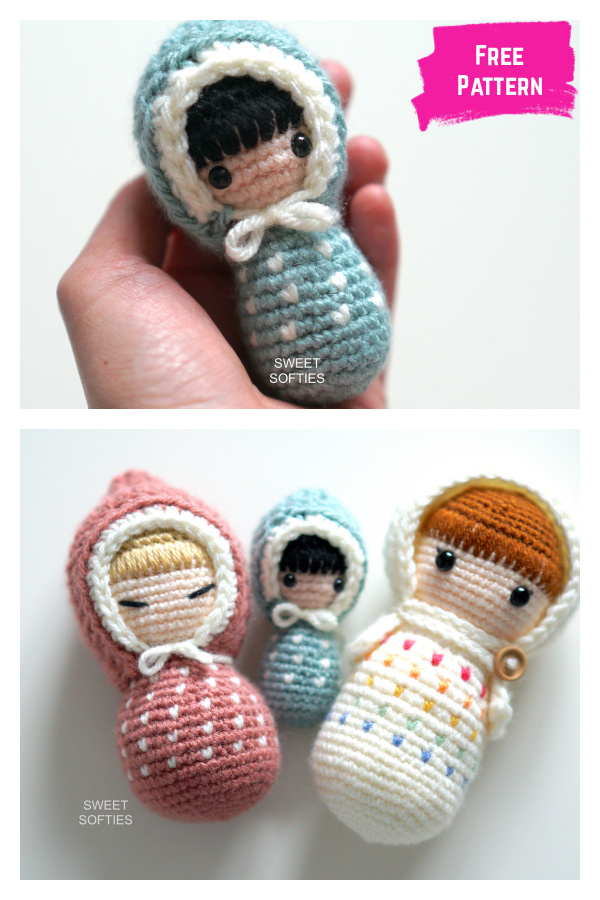 Swaddle Babies Free Crochet Pattern 