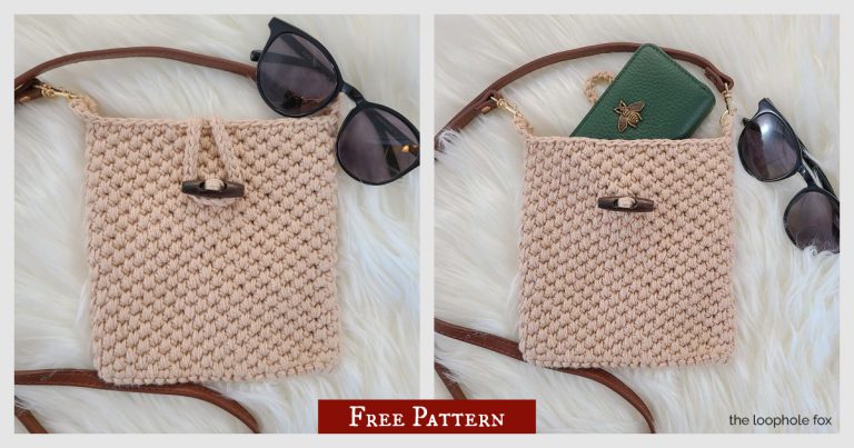 The Brivet Crossbody Bag Free Crochet Pattern