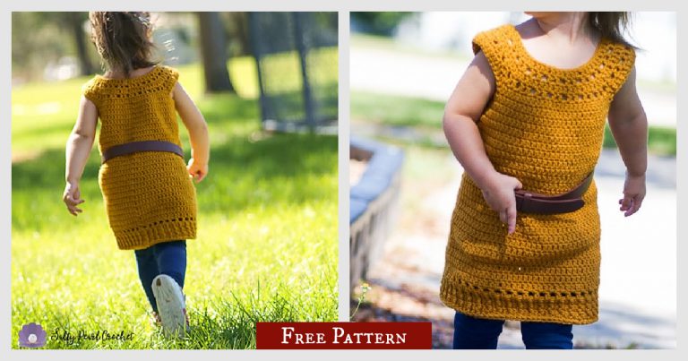 Dandelion Tunic Dress Free Crochet Pattern