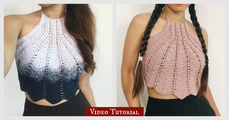 How to Crochet Clam Top Video Tutorial