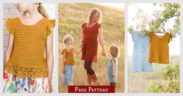 Idlewild Dress Free Crochet Pattern and Video Tutorial