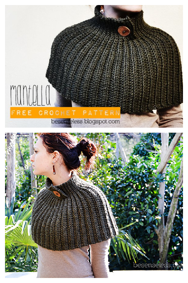 Mantella Cape Free Crochet Pattern