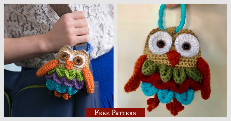 Owl Stroller Pal Free Crochet Pattern