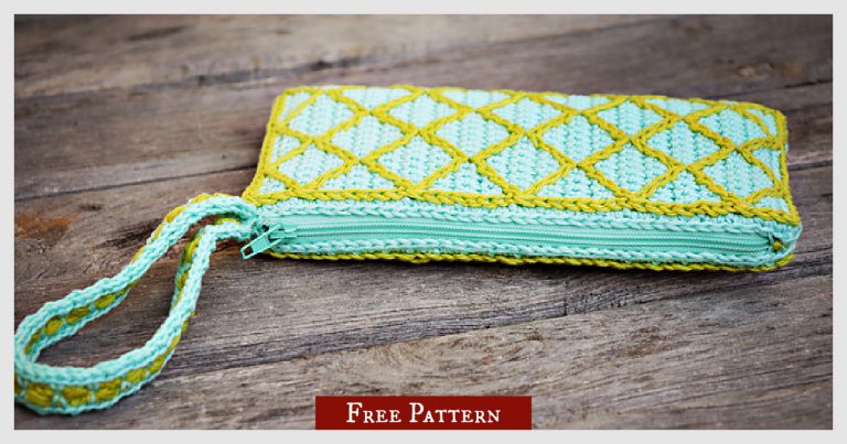 Handy Clutch Purse Free Crochet Pattern