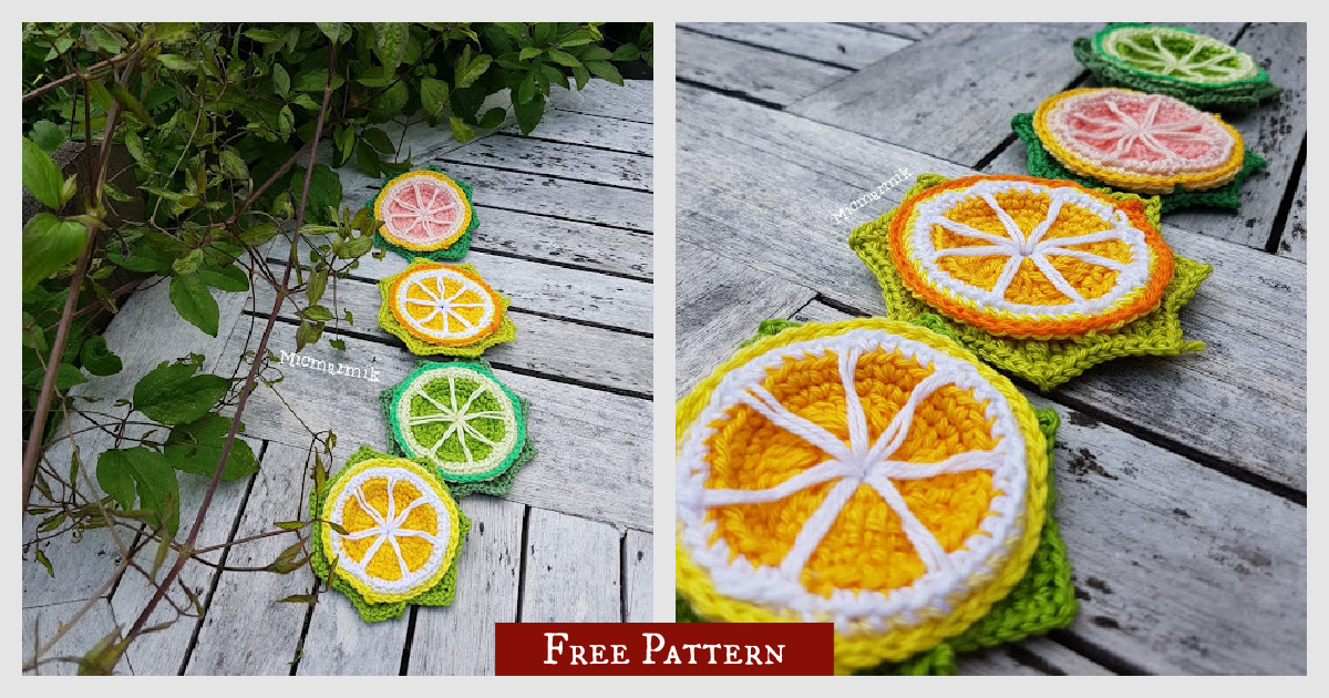 Lemon Granny Square Crochet pattern by CroCreate
