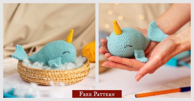 Narwhal Toy Free Crochet Pattern