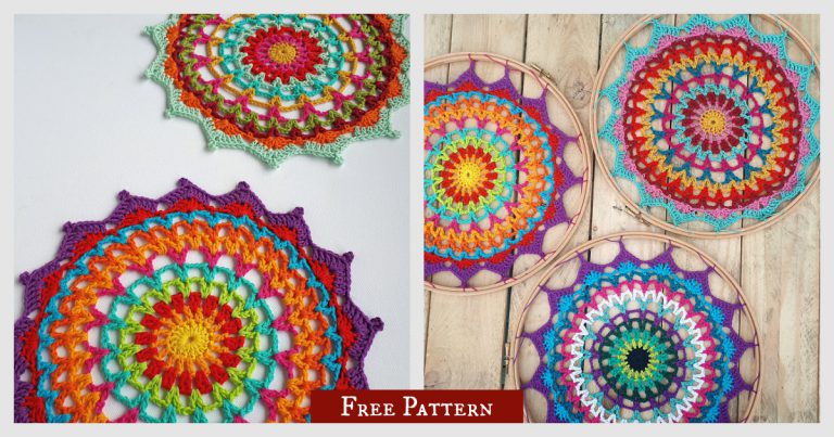 Summer Mandala Free Crochet Pattern