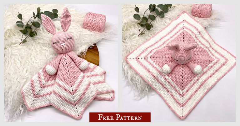 Belle the Bunny Lovey Free Crochet Pattern