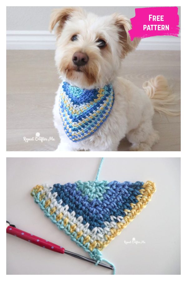 Dog Bandana Free Crochet Pattern