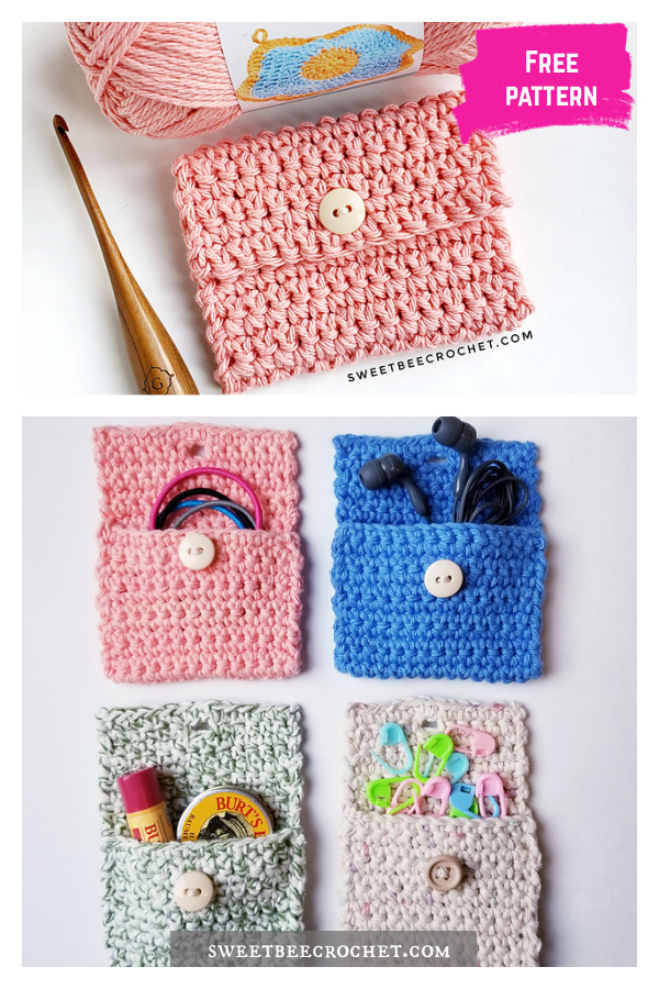 The Magnificent Mini Pouch Free Crochet Pattern