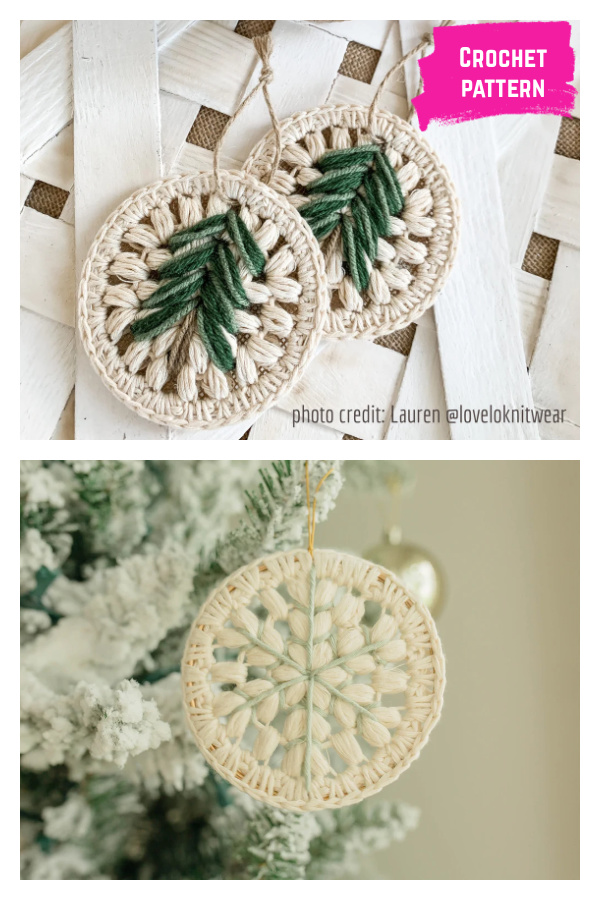Christmas Ornament Crochet Pattern