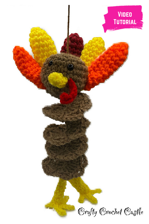 How to Crochet Turkey Wind Spinner