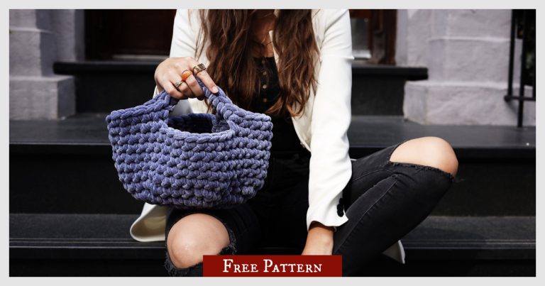 Lulu Basket Bag Free Crochet Pattern