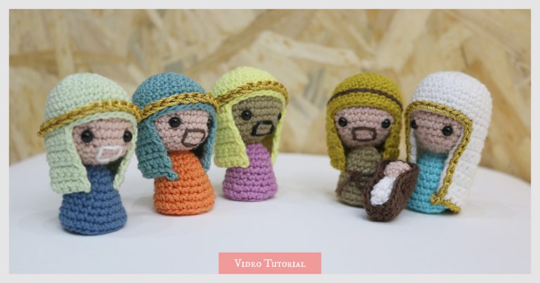 How to Crochet Tiny Nativity Amigurumi Video Tutorial