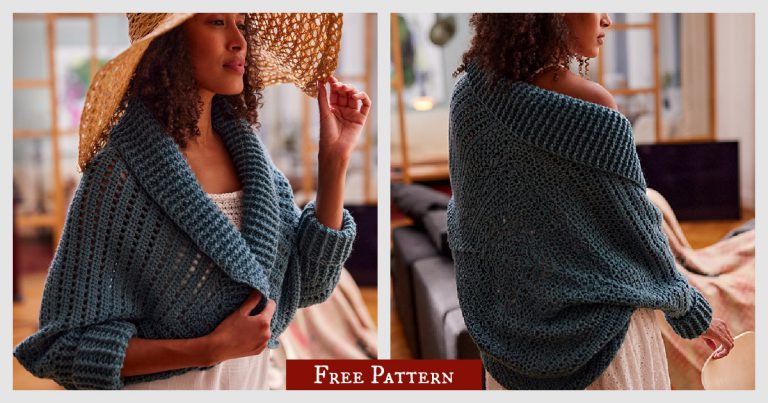 Hurma Cardigan Free Crochet Pattern