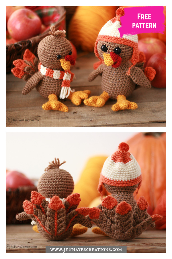 Turkey Amigurumi Free Crochet Pattern