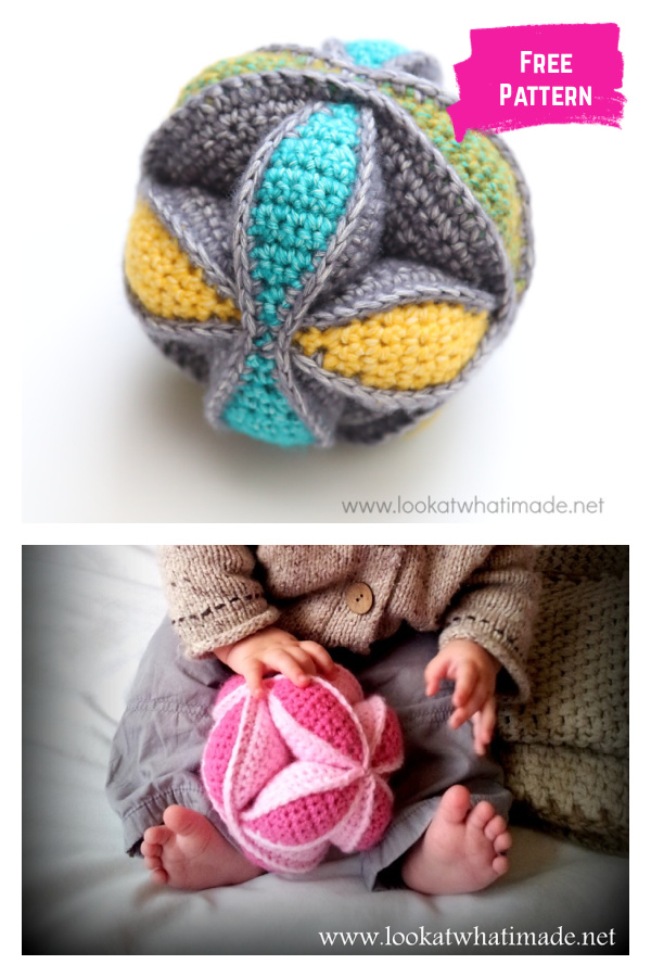 Amish Puzzle Ball Free Crochet Pattern