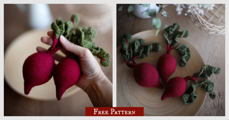 Beetroot Free Crochet Pattern