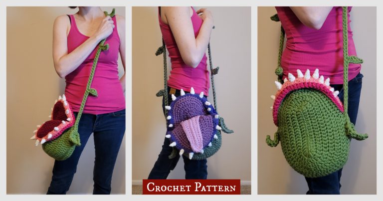 Carnivorous Plant Purse Crochet Pattern