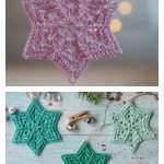 Flower Star Snowflake Free Crochet Pattern