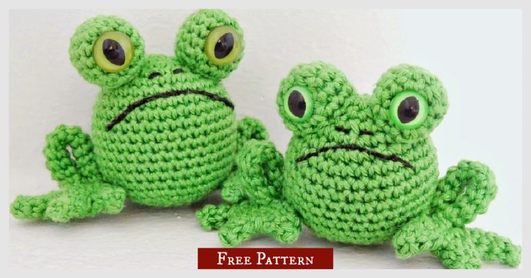 Fred the Amigurumi Frog Free Crochet Pattern
