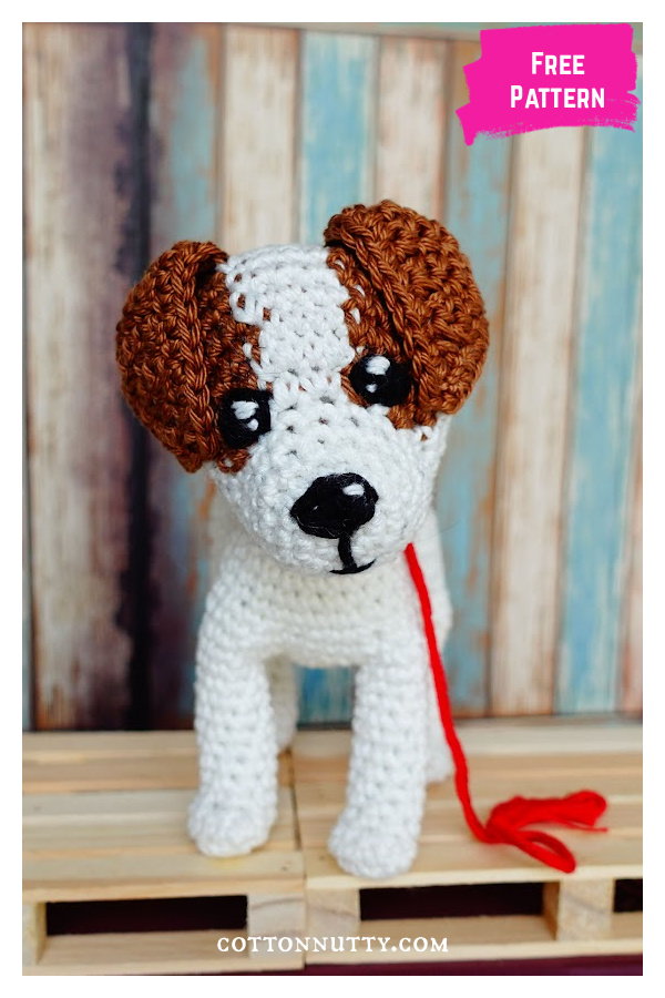 Peanut the Puppy Amigurumi Free Crochet Pattern