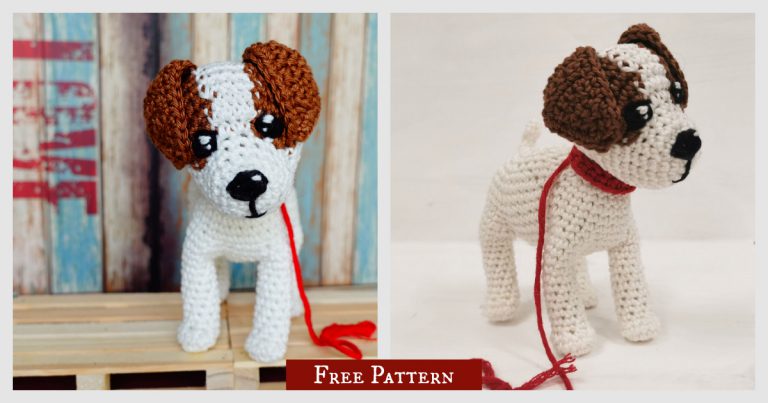Peanut the Puppy Amigurumi Free Crochet Pattern