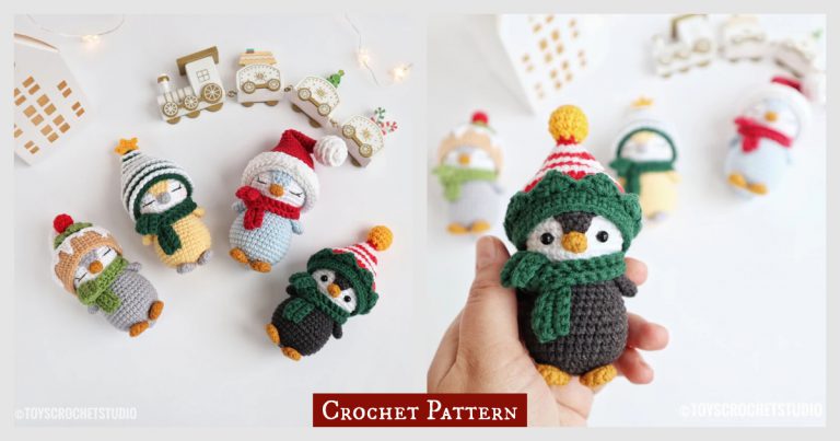 Christmas Mini Penguin Crochet Pattern
