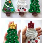 Christmas Tree Applique Free Crochet Pattern