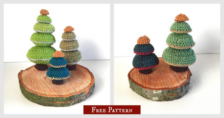 Christmas Tree Ornament Free Crochet Pattern