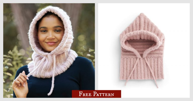 Cozy Ribbed Hood Free Crochet Pattern
