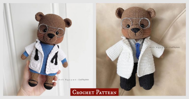 Doctor Teddy Bears Amigurumi Crochet Pattern