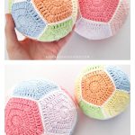 Pentagon Ball Free Crochet Pattern and Video Tutorial