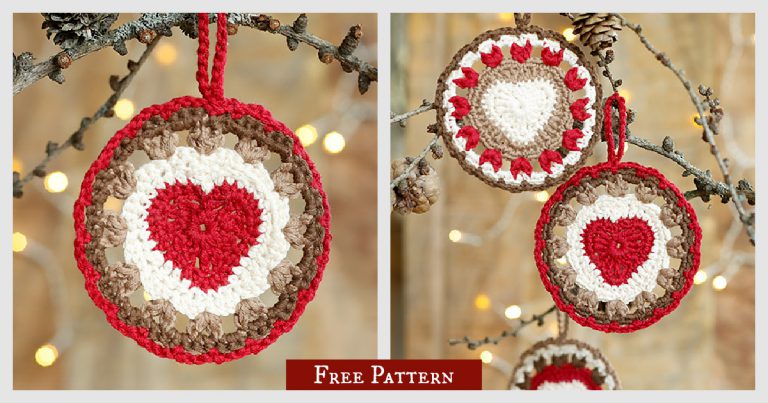 Bright Hearts Free Crochet Pattern