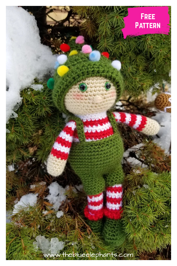 Ollie the Elf Free Crochet Pattern