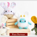Amigurumi Celebration Bunnies Free Crochet Pattern