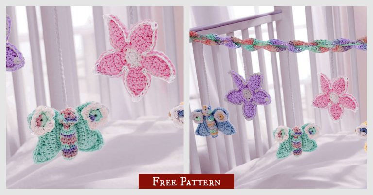 Baby’s Crib Mobile Free Crochet Pattern
