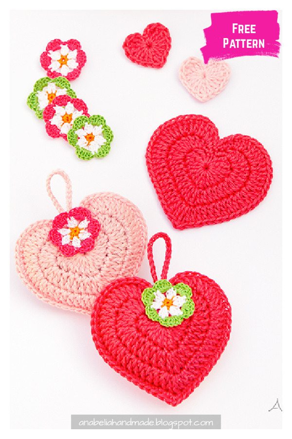 Valentine's Day Heart Free Crochet Pattern