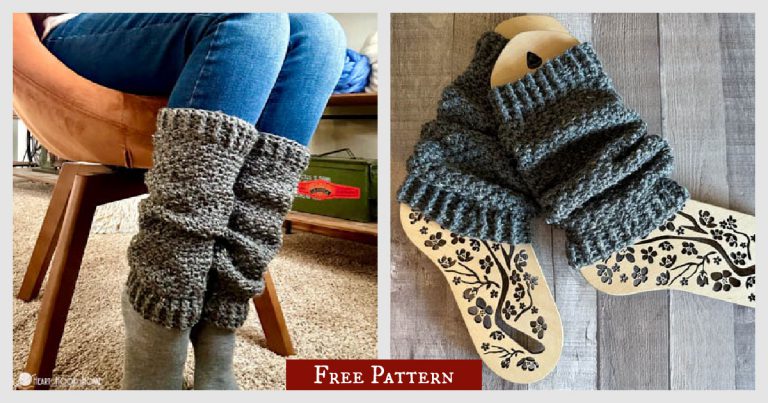 All in the Family Leg Warmers Free Crochet Pattern